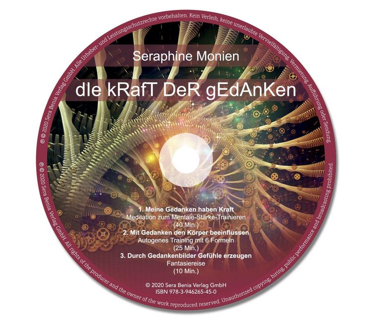 Produktbild: Die Kraft der Gedanken &ndash; Positiv denken lernen und bewusst leben durch Achtsamkeitsmeditation / inkl. Autogenes Training {Mentaltraining CD}