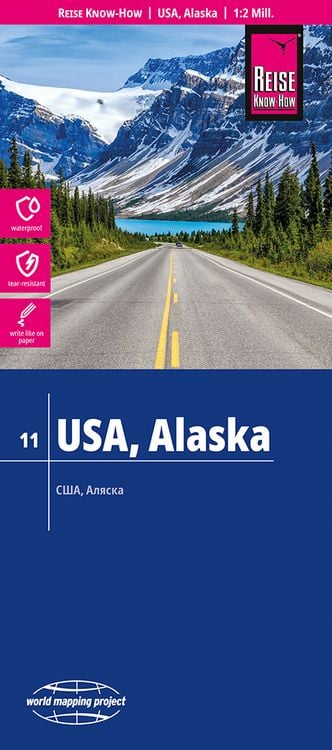 Produktbild: Reise Know-How Landkarte USA 11, Alaska (1:2.000.000)