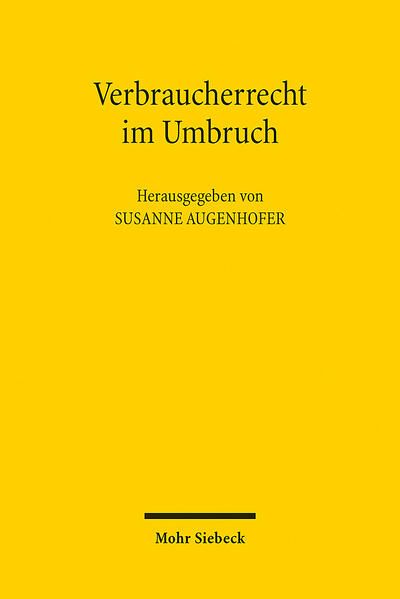 Produktbild: Verbraucherrecht im Umbruch