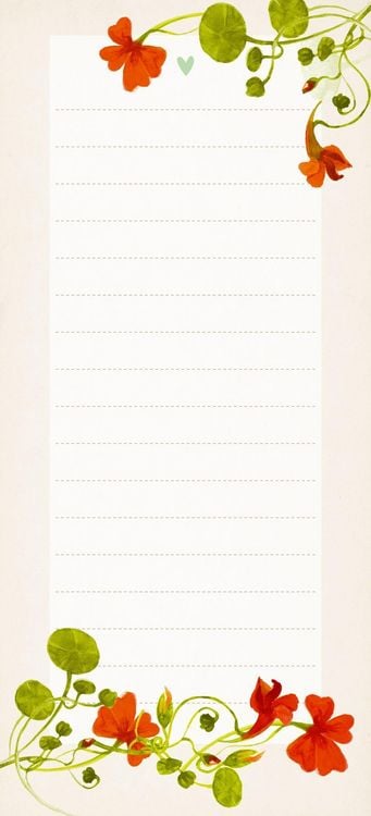 Produktbild: Einkaufsliste - Kapuzinerkresse