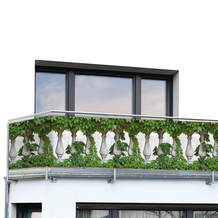Produktbild: Balkon-Sichtschutz Mod. Efeu-Zaun, 5 m, UV- und witterungsbest&auml;ndig