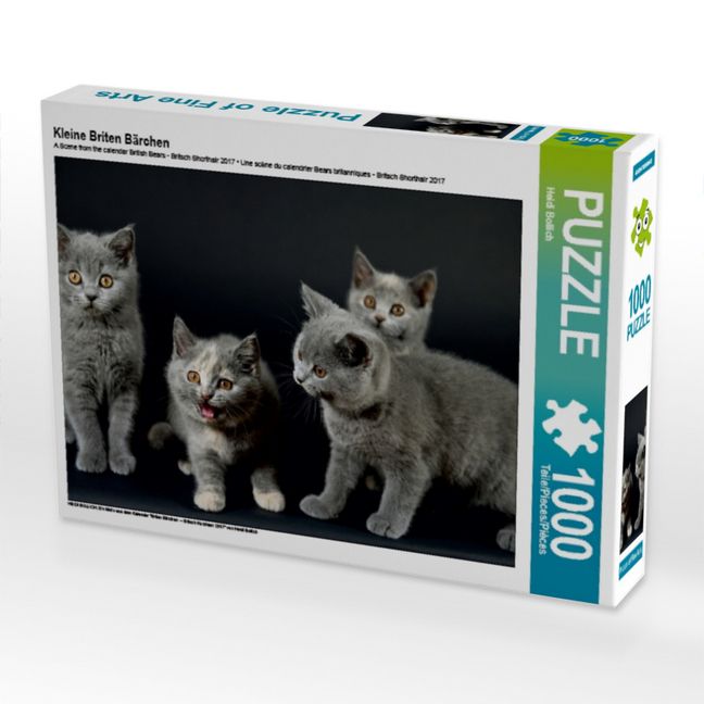 Produktbild: CALVENDO Puzzle Kleine Briten B&auml;rchen | 1000 Teile Lege-Gr&ouml;&szlig;e 64x48cm Foto-Puzzle f&uuml;r gl&uuml;ckliche Stunden