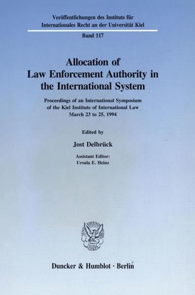 Produktbild: Allocation of Law Enforcement Authority in the International System.