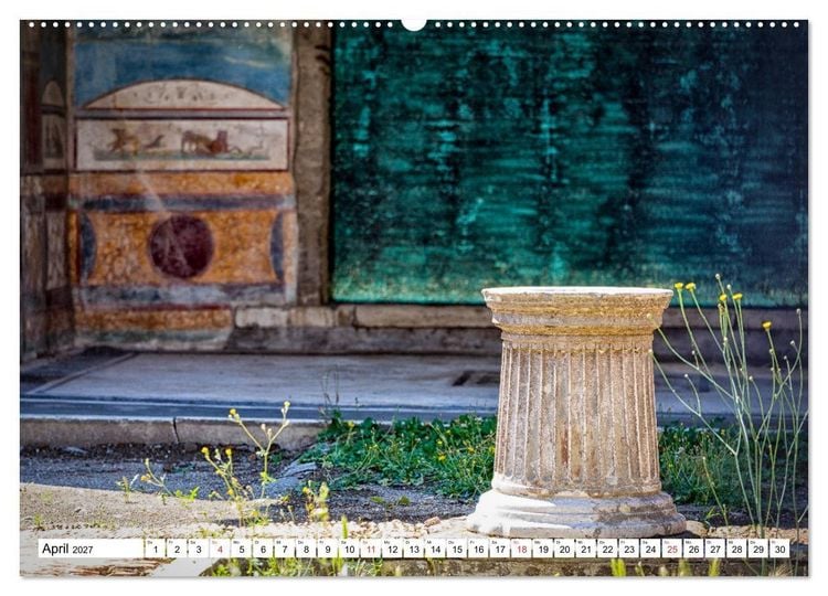 Produktbild: Versteinerte Stadt Pompeji (Wandkalender 2027 DIN A2 quer), CALVENDO Monatskalender