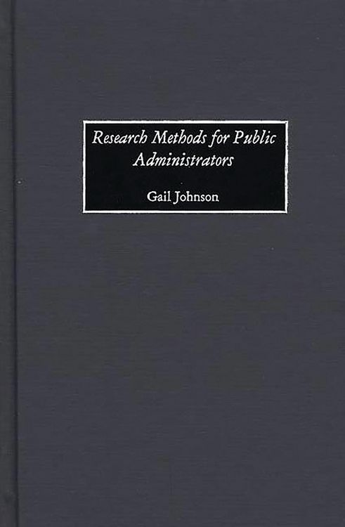 Produktbild: Research Methods for Public Administrators