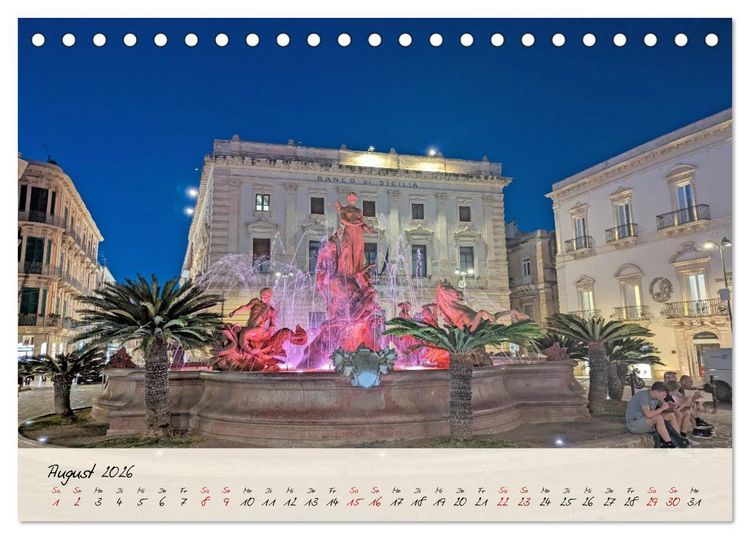 Produktbild: Siziliens Zauber &ndash; Von Palermo bis Taormina (Tischkalender 2026 DIN A5 quer), CALVENDO Monatskalender