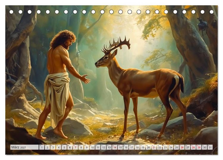 Produktbild: Der Weg des Herakles (Tischkalender 2027 DIN A5 quer), CALVENDO Monatskalender