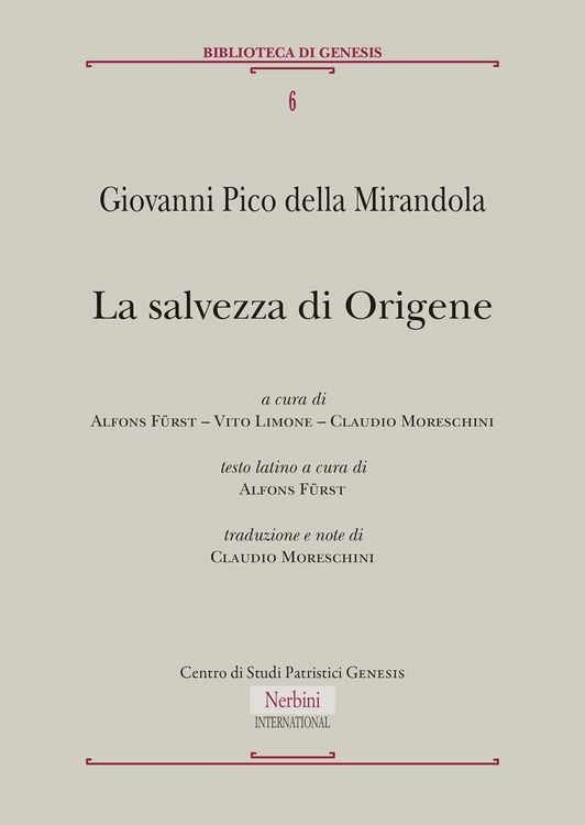 Produktbild: La salvezza di Origene