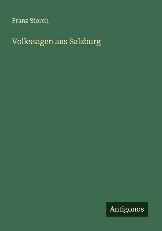 Produktbild: Volkssagen aus Salzburg