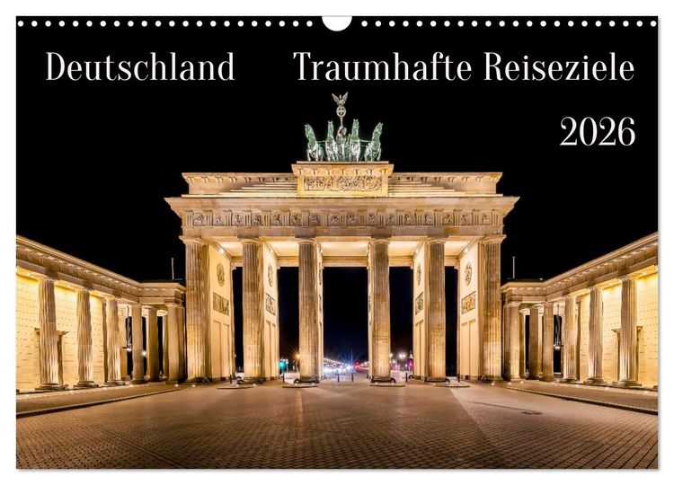 Produktbild: Deutschland - Traumhafte Reiseziele (Wandkalender 2026 DIN A3 quer), CALVENDO Monatskalender