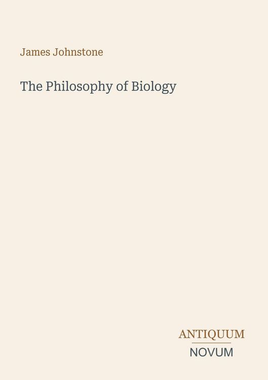 Produktbild: The Philosophy of Biology