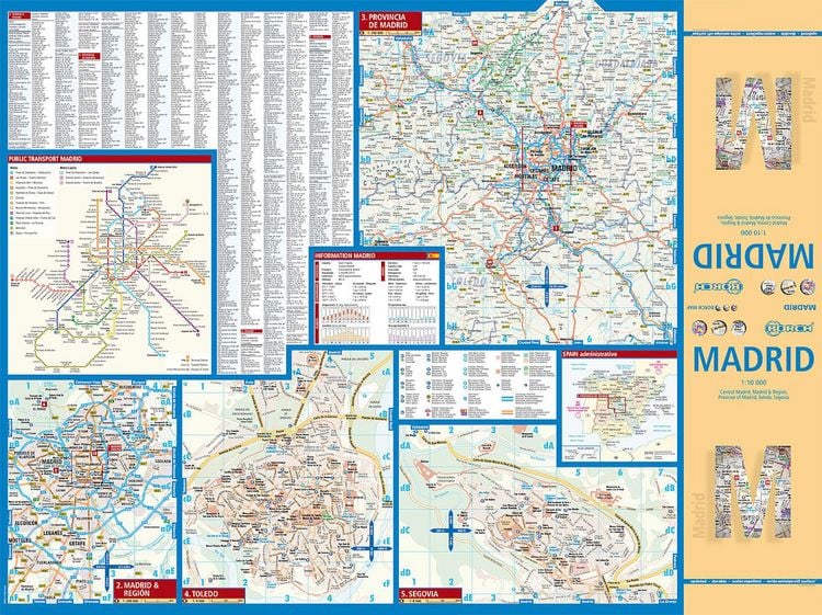 Produktbild: Madrid, Borch Map