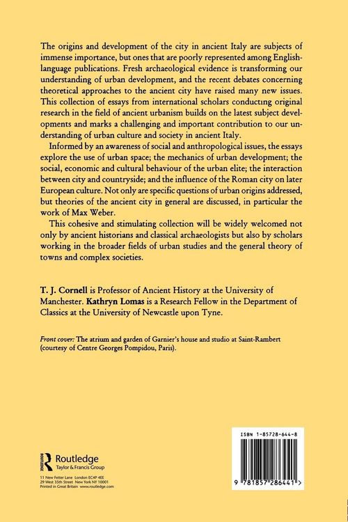 Produktbild: Urban Society In Roman Italy