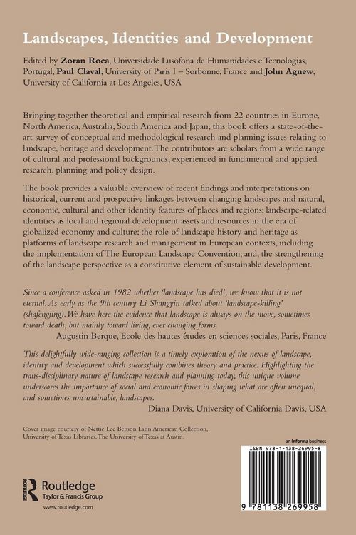 Produktbild: Landscapes, Identities and Development