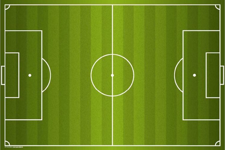 Produktbild: Cover-your-desk Schreibtischunterlage f&uuml;r Kinder Fu&szlig;ballfeld, aus hochwertigem Vinyl , 60 x 40 cm