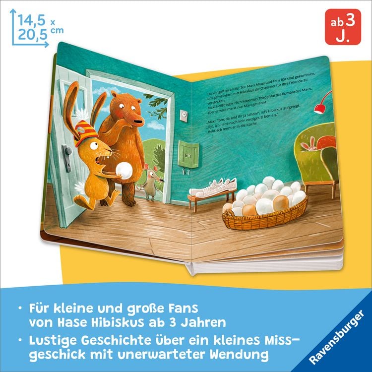Hase Hibiskus und die Oster-Kleckserei