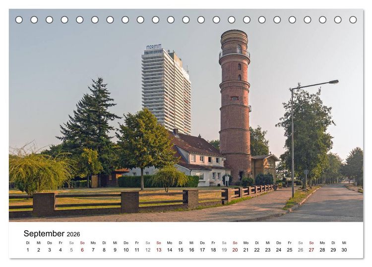 Produktbild: Ostseeheilbad Travem&uuml;nde - L&uuml;becks sch&ouml;nste Tochter (Tischkalender 2026 DIN A5 quer), CALVENDO Monatskalender