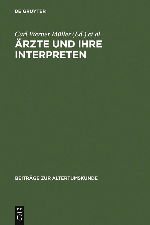 Produktbild: &Auml;rzte und ihre Interpreten