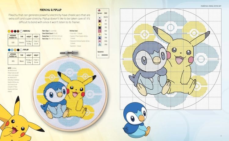 Produktbild: PokeMon Cross Stitch Kit
