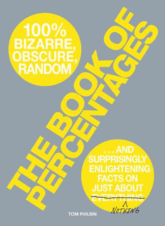Produktbild: The Book of Percentages: 100% Bizarre, Obscure, Random and Surprisingly Enlightening Facts on Just about Everything/Nothing