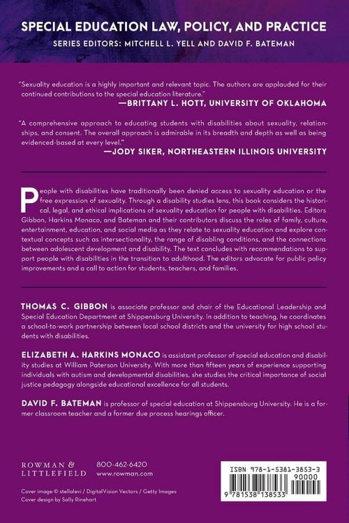 Produktbild: Sexuality Education for Students with Disabilities