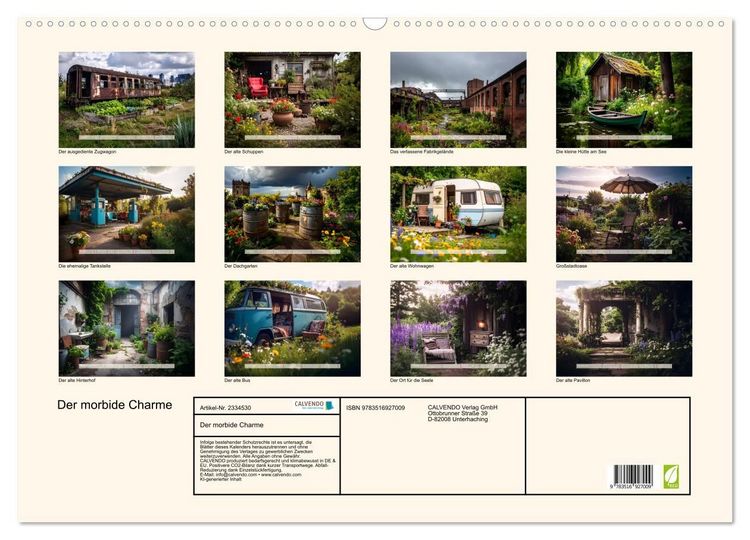 Produktbild: Der morbide Charme (Wandkalender 2027 DIN A2 quer), CALVENDO Monatskalender