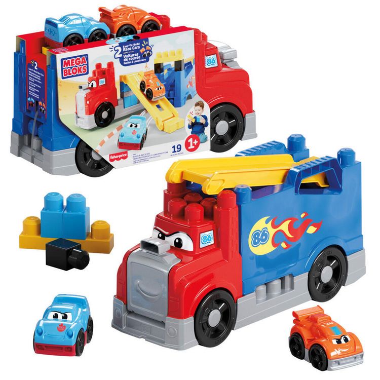 Produktbild: MEGA BLOKS Rennwagen-Transporter