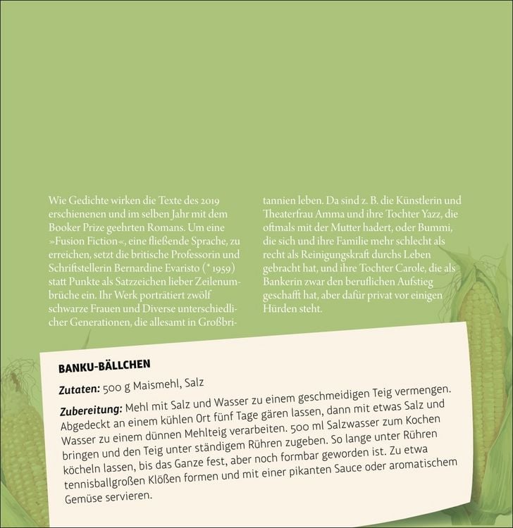 Produktbild: Der kleine literarische K&uuml;chenkalender Premium-Postkartenkalender 2027 - Mit Texten und Rezepten