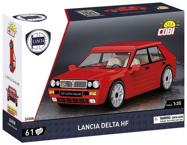 Produktbild: COBI 24508 - Lancia Delta HF, Ma&szlig;stab 1:35, Bausatz 61 Klemmbausteine