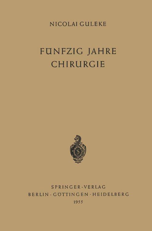 Produktbild: F&uuml;nfzig Jahre Chirurgie
