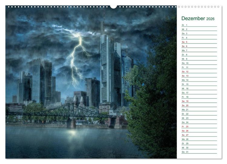 Produktbild: Faszination Blitze beeindruckende Fotos (hochwertiger Premium Wandkalender 2026 DIN A2 quer), Kunstdruck in Hochglanz