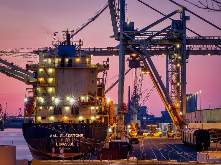 Produktbild: CALVENDO Puzzle Neust&auml;dter Hafen Bremen | 1000 Teile Lege-Gr&ouml;&szlig;e 64x48cm Foto-Puzzle f&uuml;r gl&uuml;ckliche Stunden