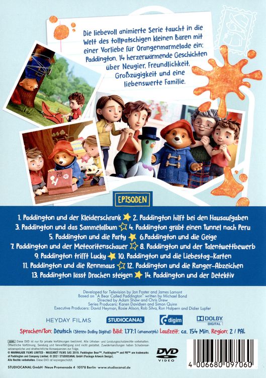 Produktbild: Paddingtons Abenteuer - Vol. 2