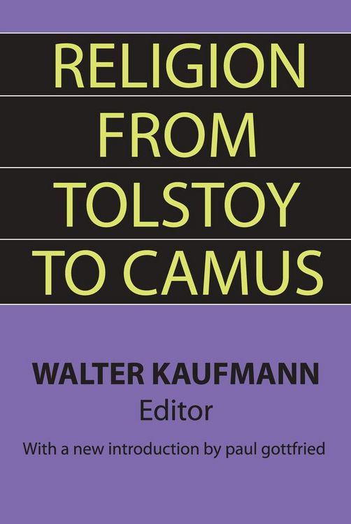 Produktbild: Religion from Tolstoy to Camus