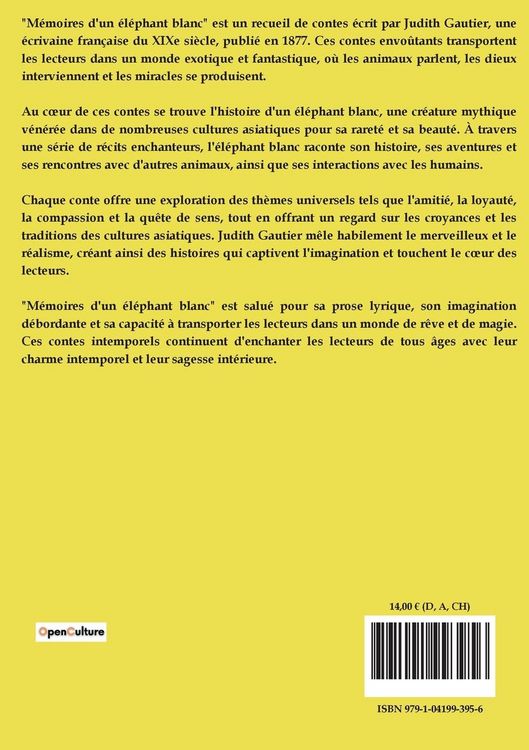 Produktbild: M&eacute;moires d'un &eacute;l&eacute;phant blanc