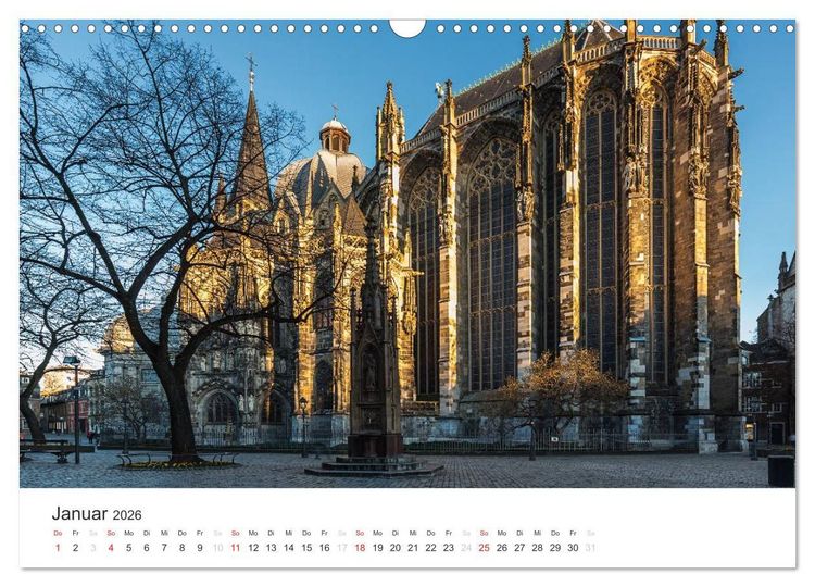 Produktbild: Aachener Dom - Weltkulturdenkmal (Wandkalender 2026 DIN A3 quer), CALVENDO Monatskalender