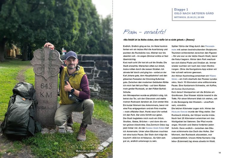 Produktbild: Outdoor Reise - Wandern in Norwegen: Unterwegs auf dem Olavsweg