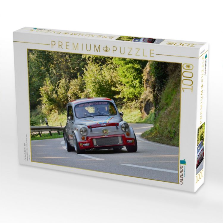 Produktbild: CALVENDO Puzzle Fiat Abarth 850 TC - 1964 | 1000 Teile Lege-Gr&ouml;&szlig;e 64x48cm Foto-Puzzle f&uuml;r gl&uuml;ckliche Stunden