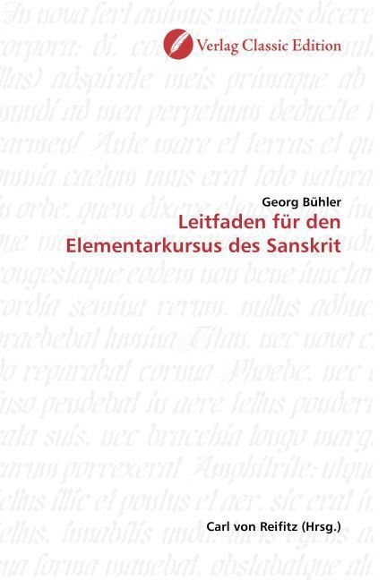 Produktbild: B&uuml;hler, G: Leitfaden f&uuml;r den Elementarkursus des Sanskrit