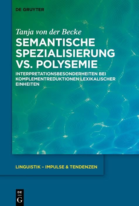 Produktbild: Semantische Spezialisierung vs. Polysemie