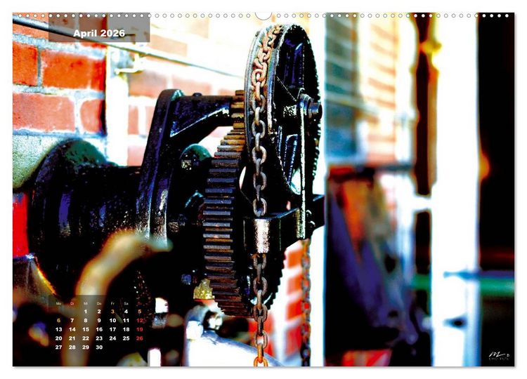 Produktbild: AUSSER BETRIEB - Industriekultur mit PopArt-Einfl&uuml;ssen (Wandkalender 2026 DIN A2 quer), CALVENDO Monatskalender