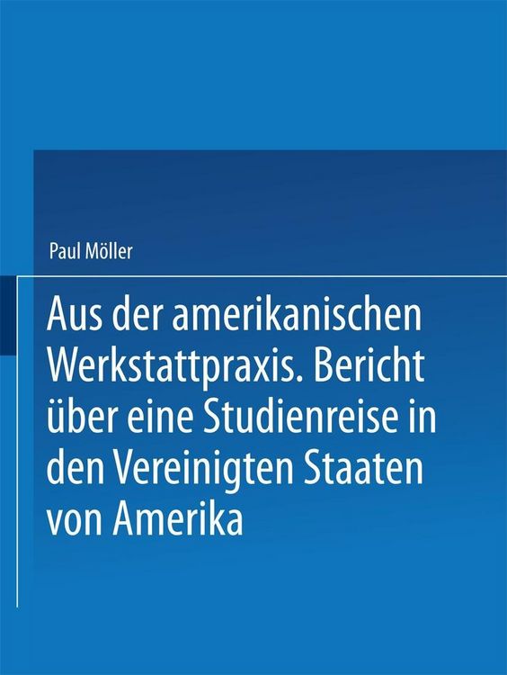 Produktbild: Aus der amerikanischen Werkstattpraxis