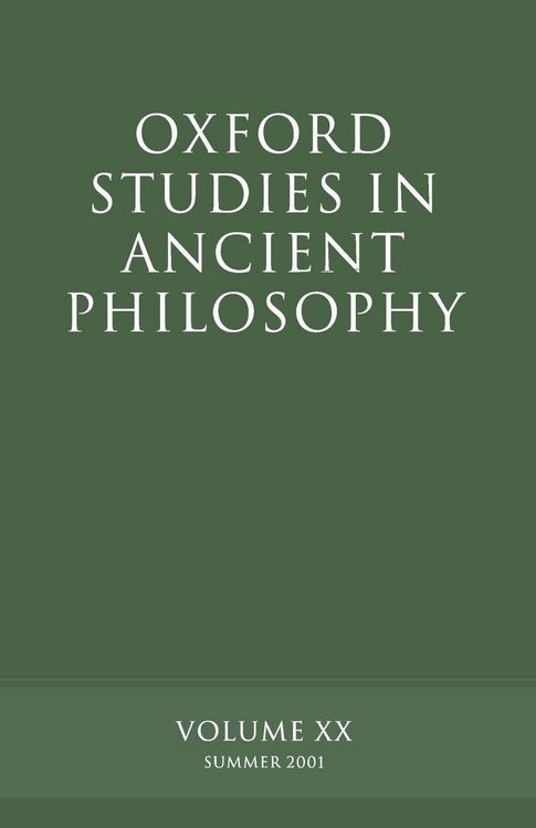 Produktbild: Oxford Studies in Ancient Philosophy