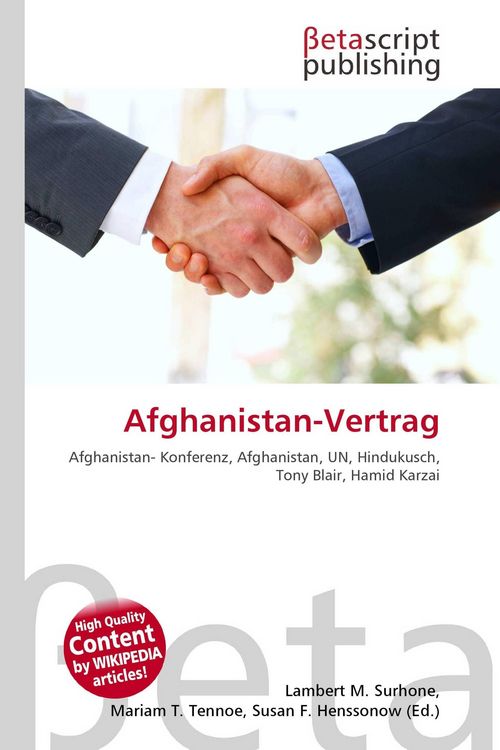 Produktbild: Afghanistan-Vertrag