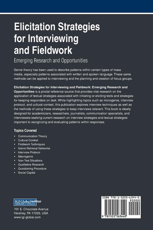 Produktbild: Elicitation Strategies for Interviewing and Fieldwork
