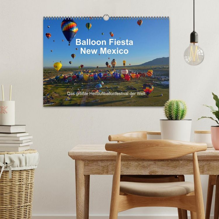 Produktbild: Balloon Fiesta New Mexico (Wandkalender 2026 DIN A3 quer), CALVENDO Monatskalender