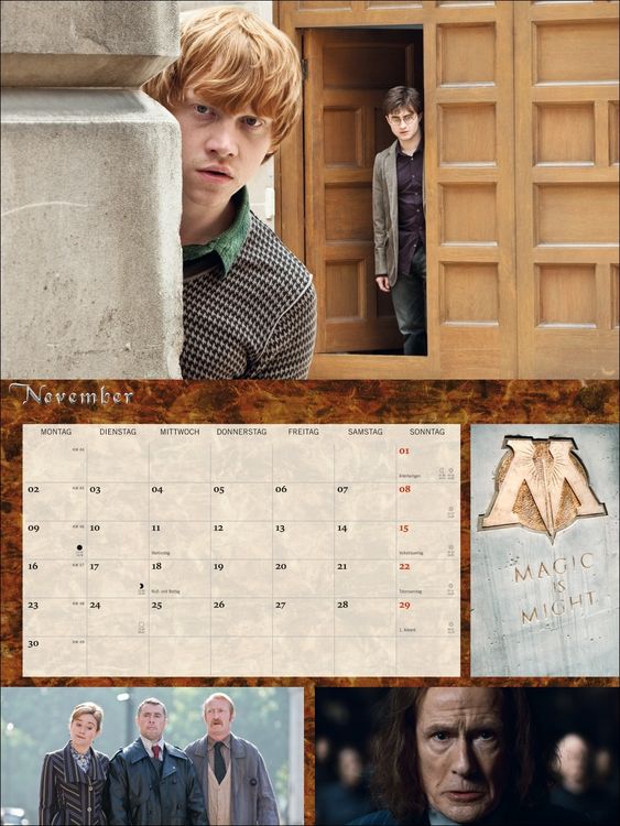Produktbild: Harry Potter Broschur XL Kalender 2026