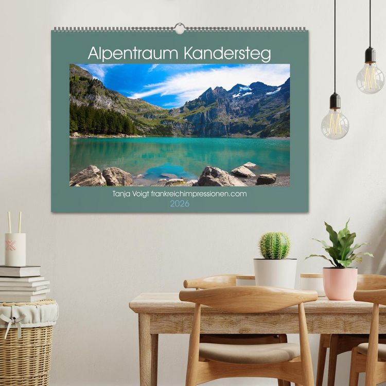 Produktbild: Alpentraum Kandersteg (Wandkalender 2026 DIN A2 quer), CALVENDO Monatskalender