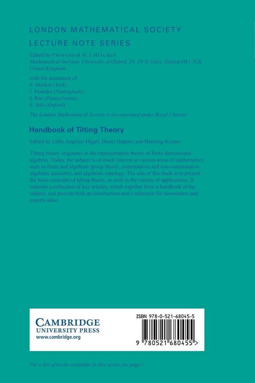 Produktbild: Handbook of Tilting Theory
