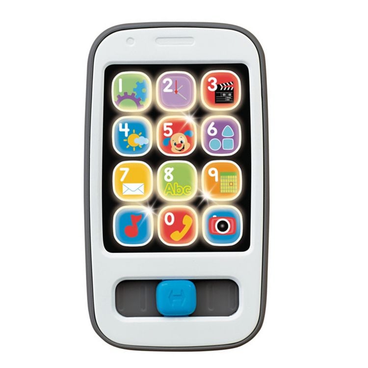 Produktbild: Fisher-Price Lernspa&szlig; Smartphone Musiklernspielzeug f&uuml;r Babys, grau, deutsche